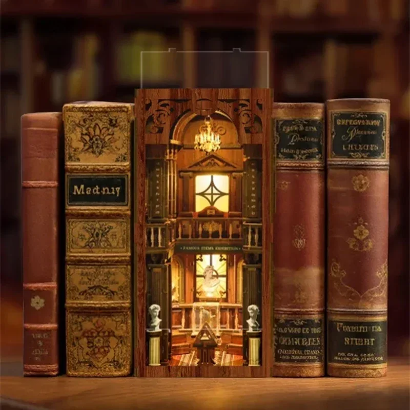 The philosophical Library Book - огляд і ціна Diy Wooden Book Nook Kit Shelf Insert