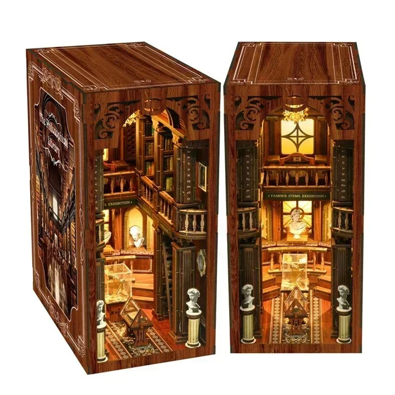 The philosophical Library Casa - огляд і ціна Diy Wooden Book Nook Kit Shelf Insert