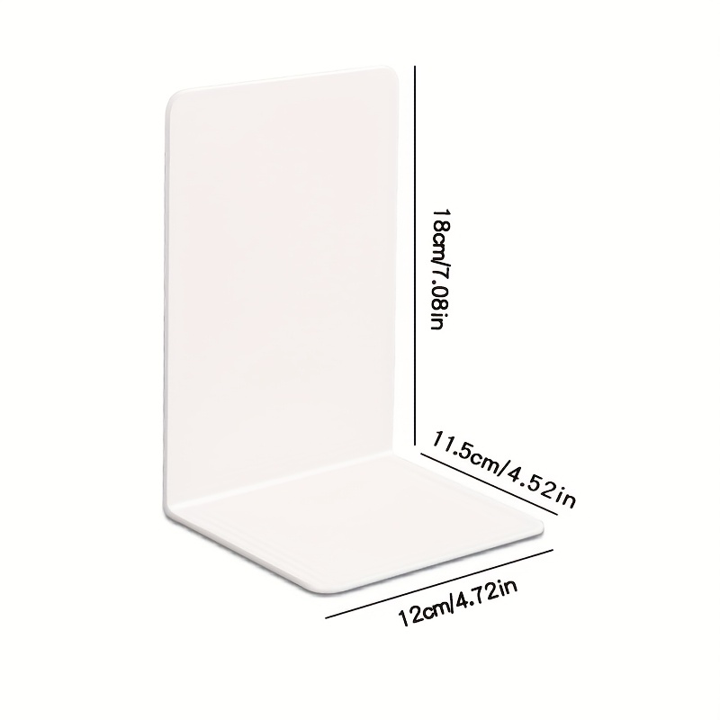 8pcs Clear Acrylic Bookends, L - огляд і ціна Clear Acrylic Book Stand Holder