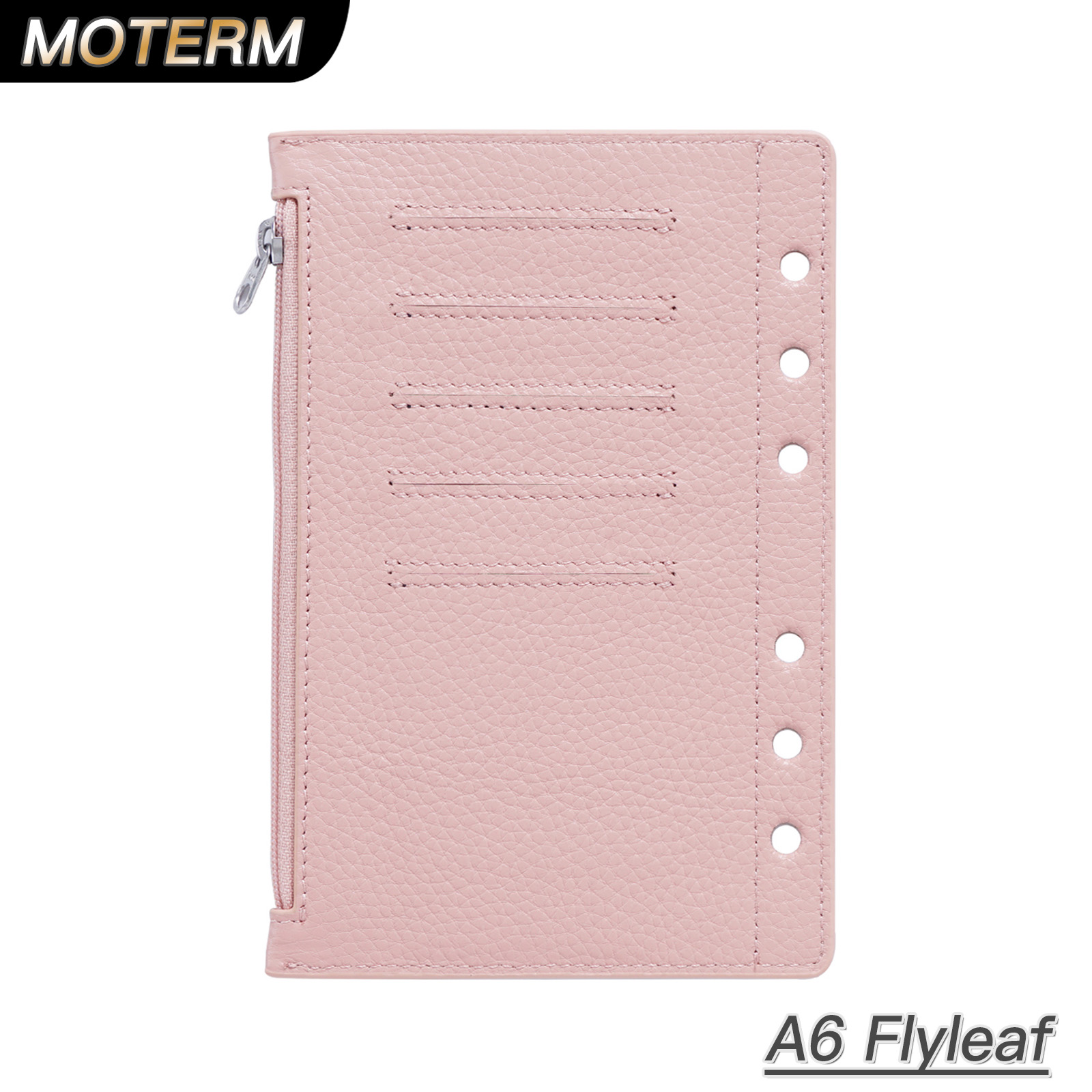 Moterm Zipper Flyleaf for A6 S - огляд і ціна Vintage Leather Journal Notebook